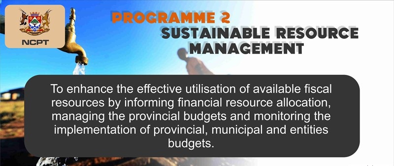 Programme 2: Sustainable Resource Management
